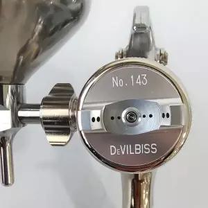 데빌비스 스프레이 건 JGX-502 노즐 1.4 1.8mm 공압 중력식 상부 흡입형