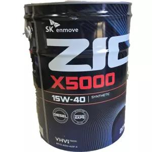 SK지크 ZIC X5000 15W40 20L