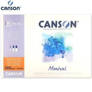 CANSON 캔숀 몽발 수채 1면제본패드 4절 300g 36x51cm 20매
