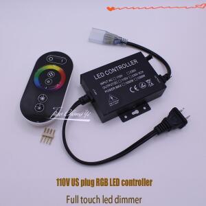 220VAC RGB 컨트롤러 풀 터치 LED 디머 1500W EU  / 8MM PCB 커넥터 스트립용
