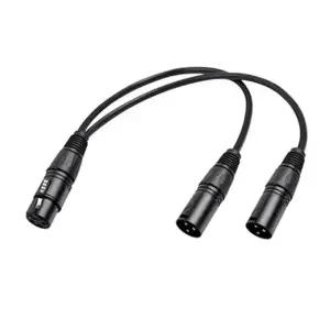 캐논 커넥터 Y형 분기선 XLR 1암 2수 마이크 케이블 SMC202 타입