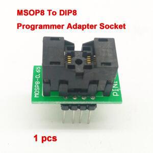 MSOP8에서 DIP8 프로그래머 어댑터 소켓으로 변환 0.65mm 피치  IC용 변환기