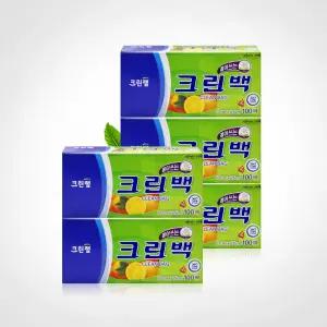뽑아쓰는 크린백 100매 (미니) 17*25 x 5개