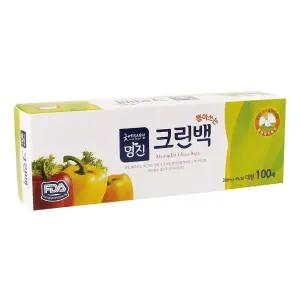 명진 크린백 30x45cm 대 100매 1개 일회용 위생백
