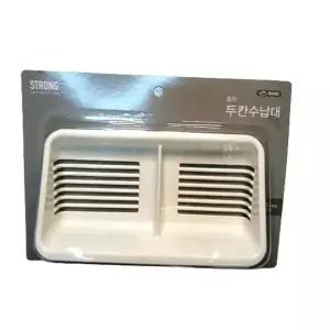 화장실 EDI043U7 벽면 강력 흡착 두칸 수납 비누받침대 거치대