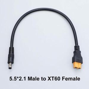 플라이 FPV 멀티로터 현장 수리용 XT60 플러그 남성/여성 커넥터 DC 5525/DC5521 배터리 충전 어댑터 전원