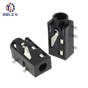 헤드폰 소켓 PJ-327F 5핀 패치 오디오 잭 3.5mm