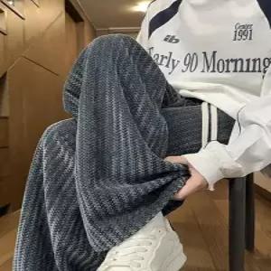 솔저스2 남성 팬츠 면 가을 봄 캐주얼 스트레이트 기모 긴 자가드 OPH3