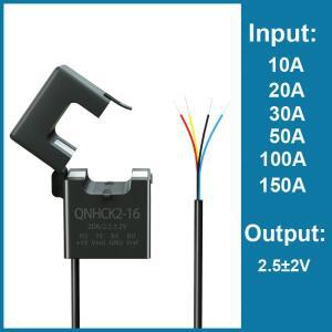 출력 2.5V±2V 입력 ±10a QNHC-16 홀 효과 전류 센서 분할형 변환기 클램프 온