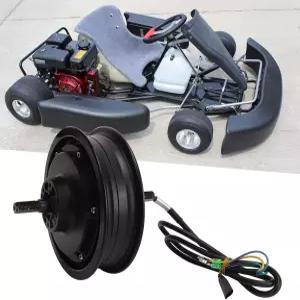 10인치 전기 자전거 휠 허브 모터 48-72V 1200W-2200W 범용 브러시리스 후륜 스쿠터 고 카트용 엔진