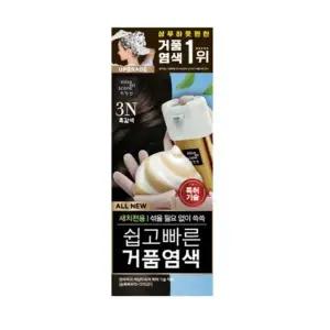 아모레 미쟝센 올뉴 쉽고 빠른 거품염색 3N 흑갈색