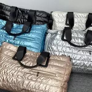 [하프클럽/]오버사이즈 대형 패딩 가방 크로스 패딩 숄더백 데일리 여자