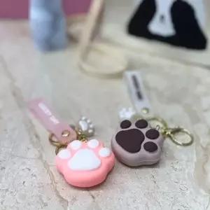 [하프클럽/]발바닥 고양이 키홀더 가방 젤리 왕 열쇠고리 2컬러