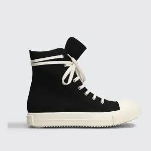 다크쉐도우바이릭오웬스 사이드 지퍼 하이탑 스니커즈 NDU01F4800DOEH4911 BLACK