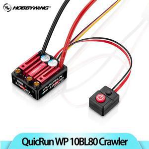 HobbyWing QuicRun WP 10BL80 방수 ESC 1 10 RC 자동차용 24S LiPo 80A QuicRun 외부 3530 모터와 호환 가