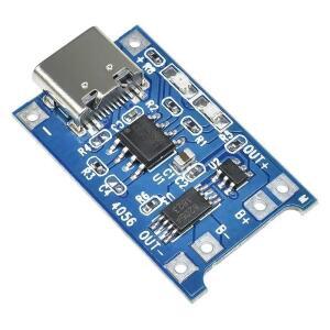 호환 TP4056 5V 1A Type-c USB 18650 보호 기능이 있는 배터리 충전 보드 충전기 모듈 이중 기능