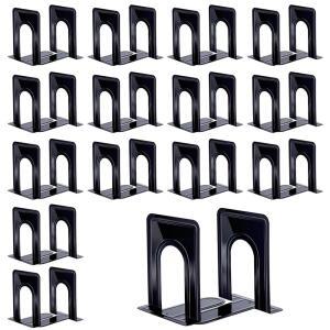otmly 30 PCS / 15 쌍 북엔드 블랙 메탈 선반용 비스 사무실 홈 키친 장식용 헤비 듀티 6 5 x 4 9 7인치