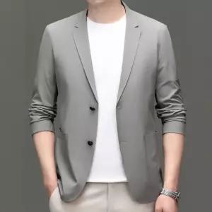 남자 캐주얼 춘추 정장 정장자켓 패션 싱글 상의 코트 유행3