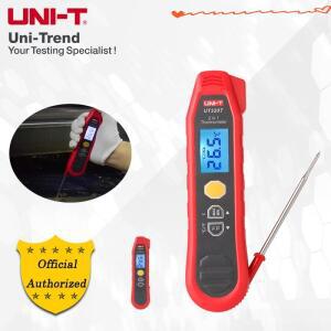 UNI-T UT320T 접촉식 열전대 프로브 + 적외선 2-in-1 온도계/IP54 등급 보호 기능