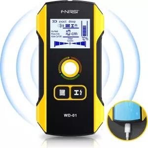 FNIRSI 스터드 파인더 벽 스캐너 - 6 in 1 전자 목재 AC 와이어 금속 조이스트 파이프의 중앙 및