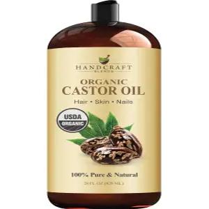 핸드크래프트 블렌드 캐스터 오일 28 Fl Oz 100 순수 및 천연 프리미엄 등급 캐리어 헤어 속눈썹 눈썹 바디