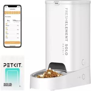 자동 고양이 사료 공급기 24G WiFi 개 트리플 프레시 락 시스템을 갖춘 앱 컨트롤 애완동물 디스펜서 하루