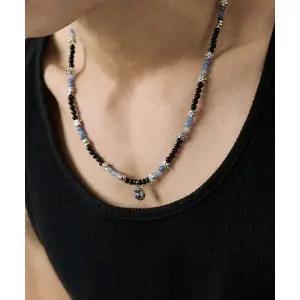 매장정품 NAKEDBLOOD [HANDMADE] MIDNIGHT BLOOM Beads Necklace