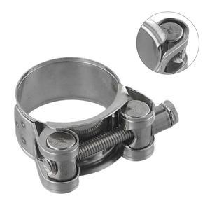 1PCS 호스 클램프 스테인레스 스틸 헤비 듀티 T-볼트 벤트  17-19mm 20-22mm 23-25mm 26-28mm 29-31mm 32-3