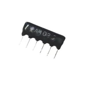 50PCS A06-103 SIP-6 10K 옴 6 DIP 배제 네트워크 저항 배열 5핀 A09-103 1K 2.2K 4.7K 47K 100K 5PIN