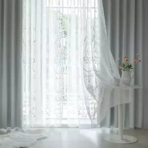 까르데코 더다크 100% 빛차단 암막+플뢰르쉬어 대형커튼 4장