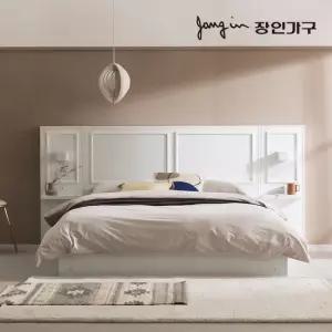 장인가구 윈덤 웨인스코팅 수납 호텔침대 Q_포켓20T매트