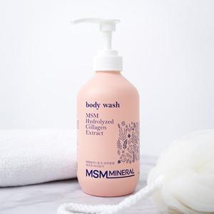 미스미네랄 MSM 바디워시 500ml 콜라겐 여드름성 피부완화 저자극 바디클렌저