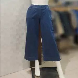 [벨라디터치] V3F2SL53 일자 와이드핏  밴딩 청바지