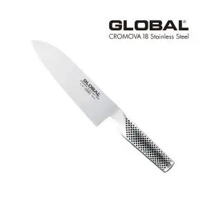 [정품] 글로벌나이프 G-46 산토쿠 나이프 만능 인생칼, 평생AS 18cm