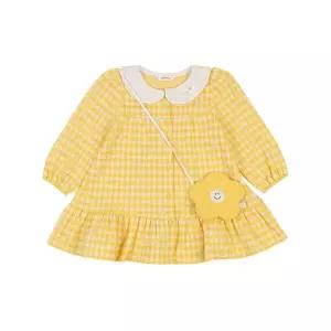 [더센트럴] 아가방 봄 데이체크오픈원피스(가방)(YELLOW)01T12405887