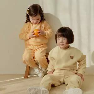 솜사탕 후리스 상하복 세트(옐로팝/오렌지포포)