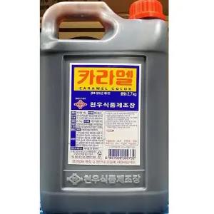 소스 천우 액상소스 조미료 캐러멜 2.7Kg 카라멜소스