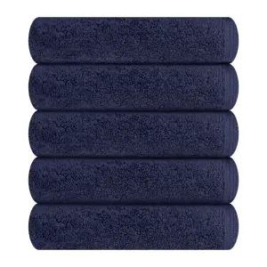 (5장/네이비) 송월타올 40수 호텔수건 모노아 200g 프리미엄 코마사 타월