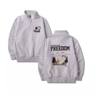 [Jeep]지프FREEDOM 반넥 아노락형 맨투맨 KP3TSU818LG