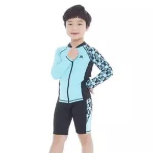 남아레쉬가드 쿠기 남아 수영복 키즈 래쉬가드 팬츠 수모 민트 3p