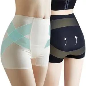 파워HipU슬림바디 보정팬티 몸매 뱃살HipU 위생햄팬티 여자 언더 c HipU 비키니 위생 볼륨업 패드 팬티 에