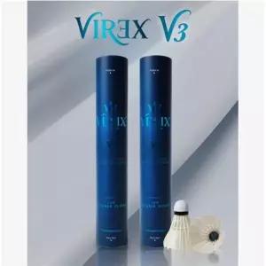 플리트 셔틀콕 비렉스 V3 VIREX 2타 (구 KK7000) 배드민턴공 탈색거위털 12개입