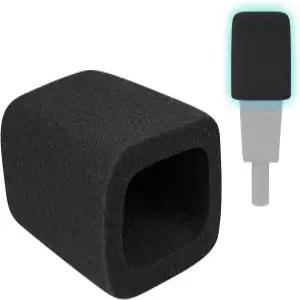 AKG 오디오 C44 XLII /XLS 콘덴서용 SOULWIT 2Pcs 마이크 팝 필터 보호 커버 윈드스크린 폼 블랙