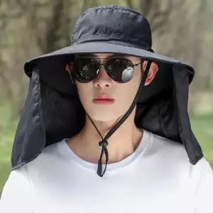 돌돌이썬캡 성인플랩캡 햇빛가리개모자 썬바이저 방수