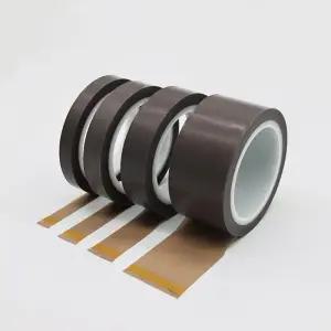 CGPTFE PTFE 테이프 단면 실리콘 접착 필름 시트 내열 36야드(1롤) 0.08mmT*25mmW*33mL