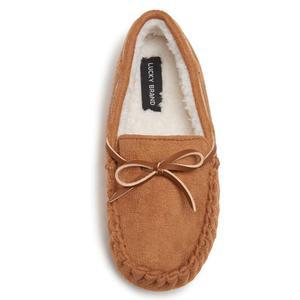 Lucky Brand 남아용 모카신 로퍼 슬 , 탠 색상