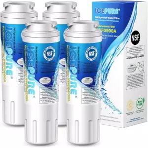 ICERE UKF800 냉장고 물 필터 교체용 EDR4RXD 월풀 4 메이태그 UKF800AXX200 4396395 469006 퓨리클레인 II