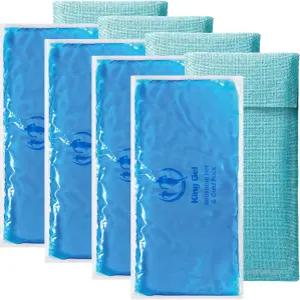 셰르파 4PK 부상용 젤 스팩 재사용 가능 무릎 등 목 손목 손 팔꿈치 발목 를 위한 콜드 컴프레션 95인치 x