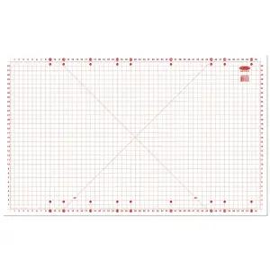 설리번 가정용 취미 테이블용 격자가 있는 설리번스 절단 매트(38233) 59인치 x 36인치