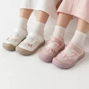 [리틀잼스] 아동 여아 어린이 메쉬 벨크로 리본 샌들 운동화 신발 kd628
